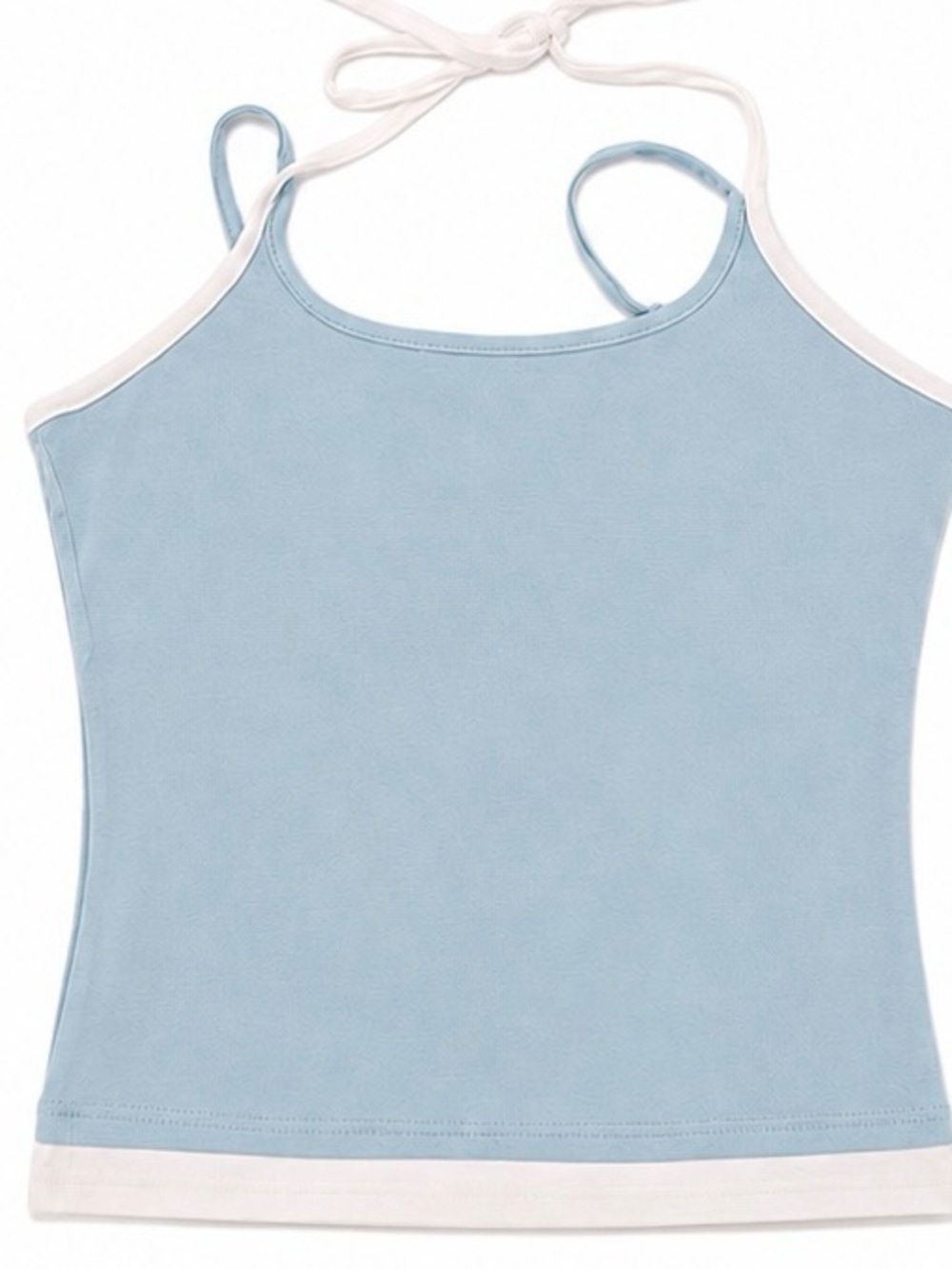 Spaghetti straps layered top